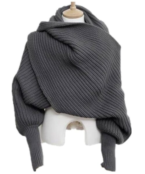 Sweater Scarf Cashmere Ladies Girl Woman Clothing Casual Wear