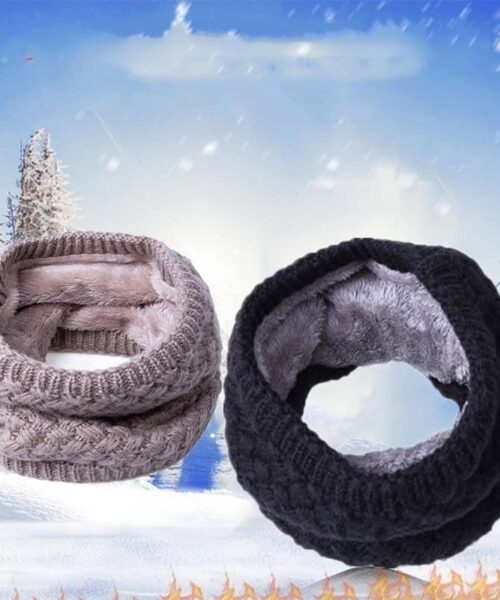 Cotton Collar Warm Scarf Women Clothing
