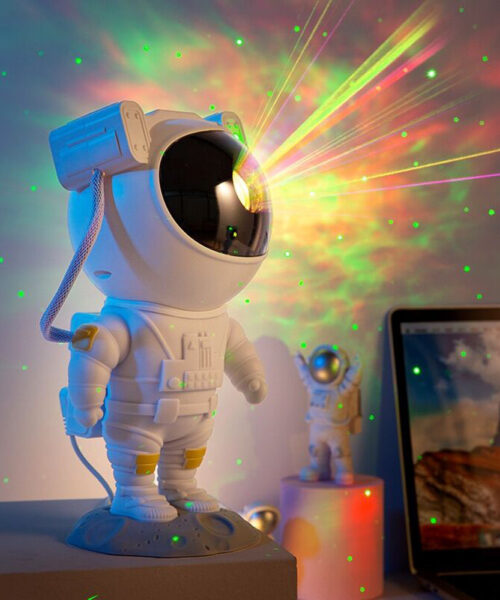 Astronaut Galaxy Star Projector Nightlight USB Lamp