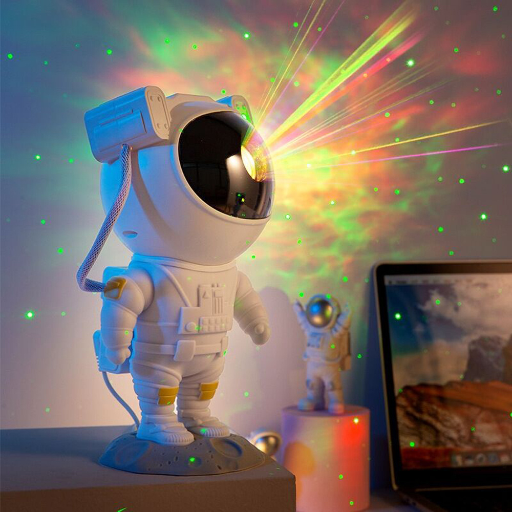 Astronaut Galaxy Star Projector Nightlight USB Lamp