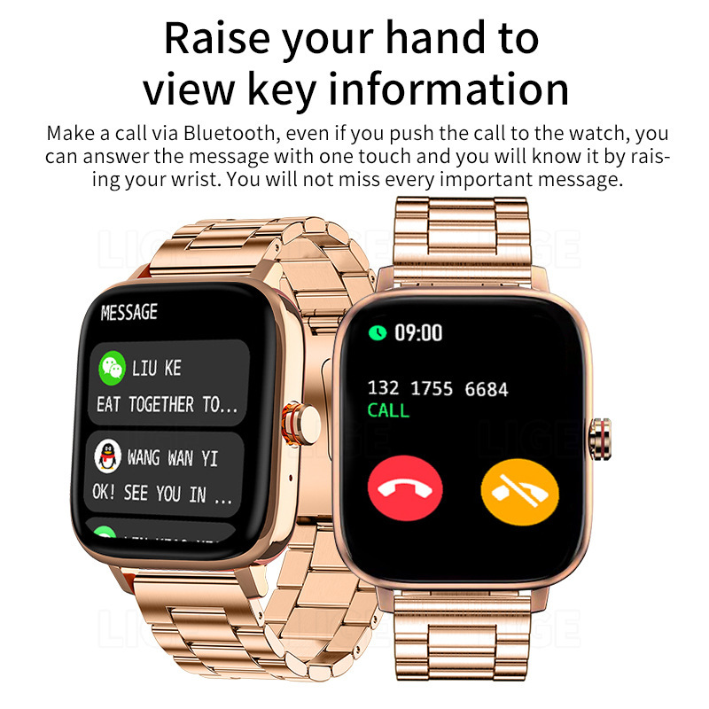Smart Sports Watch with Sleep & Health Monitoring