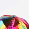 New Product PU Pure Color Light Version Laser Baseball Cap