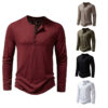 Mens Clothing Long Sleeve T-shirt Fashion