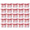 Hexagonal Candy Boxes - Pink Rose for Weddings (Set of 25)