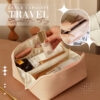 Travel Cosmetic Bag Large Capacity Multifunction Travel Cosmetic Bag Women Toiletries Organizer Female Storage Make Up Case Tool
