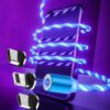Flowing Ligh Magnetic Streamer Data Line Cable