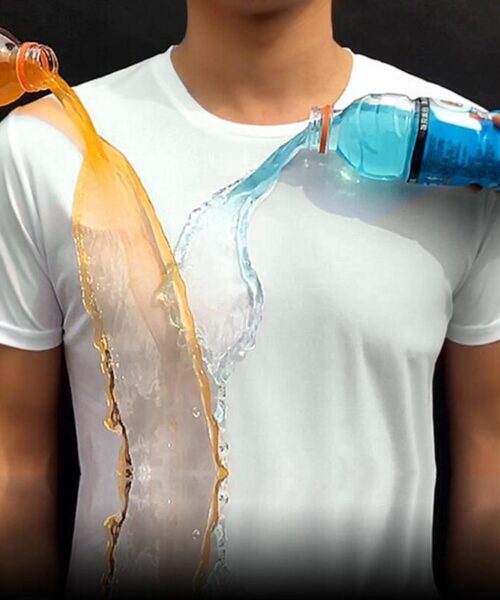 Quick-drying Waterproof Anti-fouling T-shirt Couple Half Sleeve Bottoming Shirt