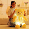 LED Light Up Teddy Bear Plush Toy Colorful Glow Pillow Gift