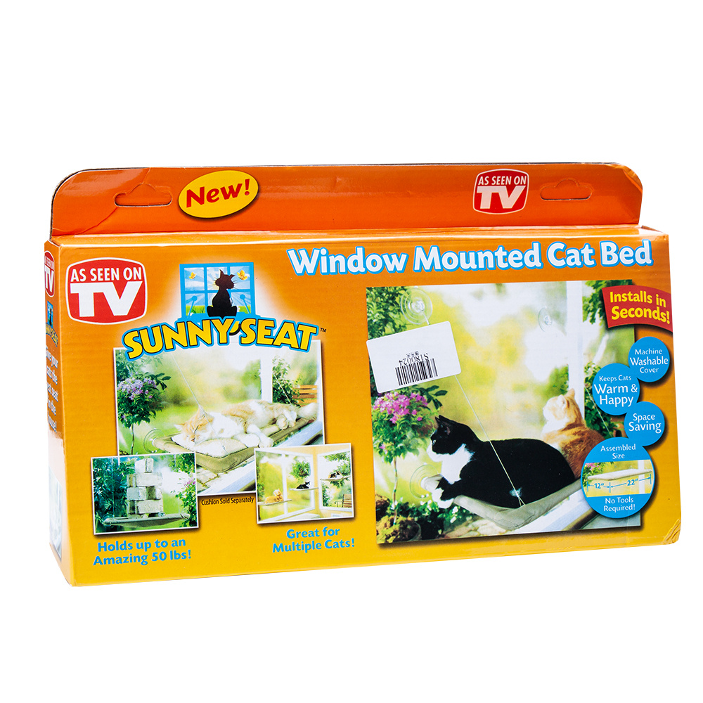 Pet Hanging Beds Cat Sunny Window Seat Mount Hammock Comfortable