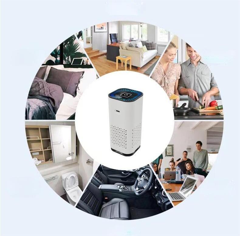 Car Air Purifier Portable Negative Ion Freshener for Home