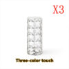 Nordic Crystal USB Table Lamp Touch Dimming Rose Projector