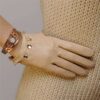 Ladies Sheepskin Perforated Breathable Single Leather