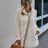 Women Clothes Winter Warm Pocket Fur Coat