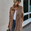 Women Clothes Winter Warm Pocket Fur Coat