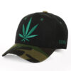 Simple Green Maple Leaf Hemp Leaf Caps