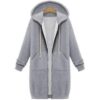 Hooded long-sleeved winter sweater women's