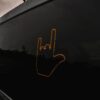 LED Gesture Light for Cars - Funny Remote-Control Sign