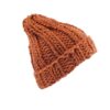 Ladies Knitted Hat Keeps Warm In Winter Solid Color