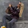 Solid Color Lapel Zipper Jacket Fashion Casual