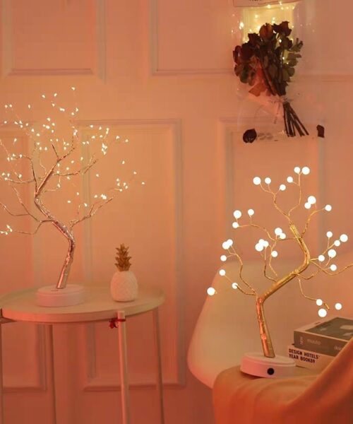 Led Copper Wire Light Bedroom Light