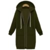 Hooded long-sleeved winter sweater women's