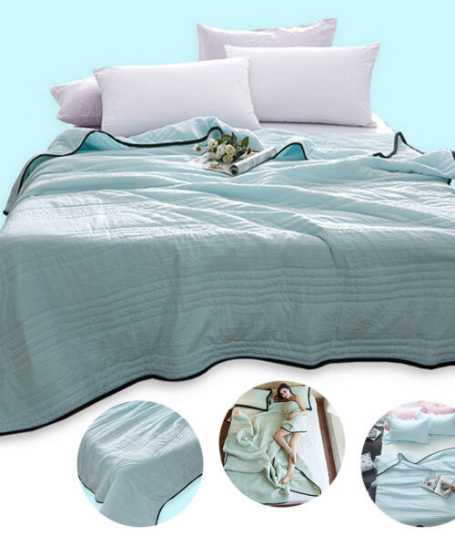 Cooling Blankets Pure Color Summer Quilt Plain