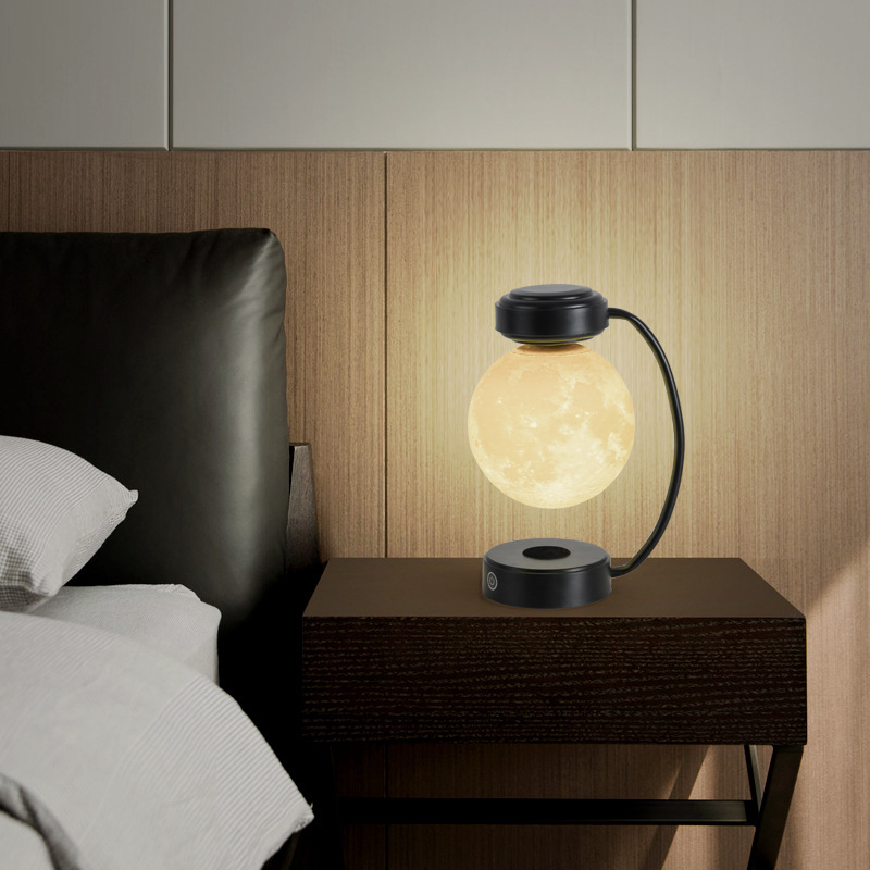 3D LED Moon Light Wireless Floating Rotating Lamp
