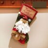 Christmas Stocking Socks Snowman Santa Elk