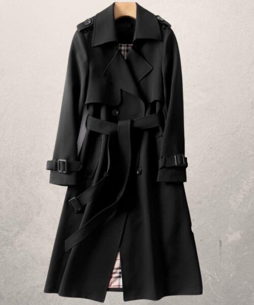 Women's Mid-length Trench Coat Autumn Long Windbreaker