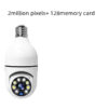 WiFi 1080P Camera Bulb E27 4X Zoom 5G Alarm Monitor