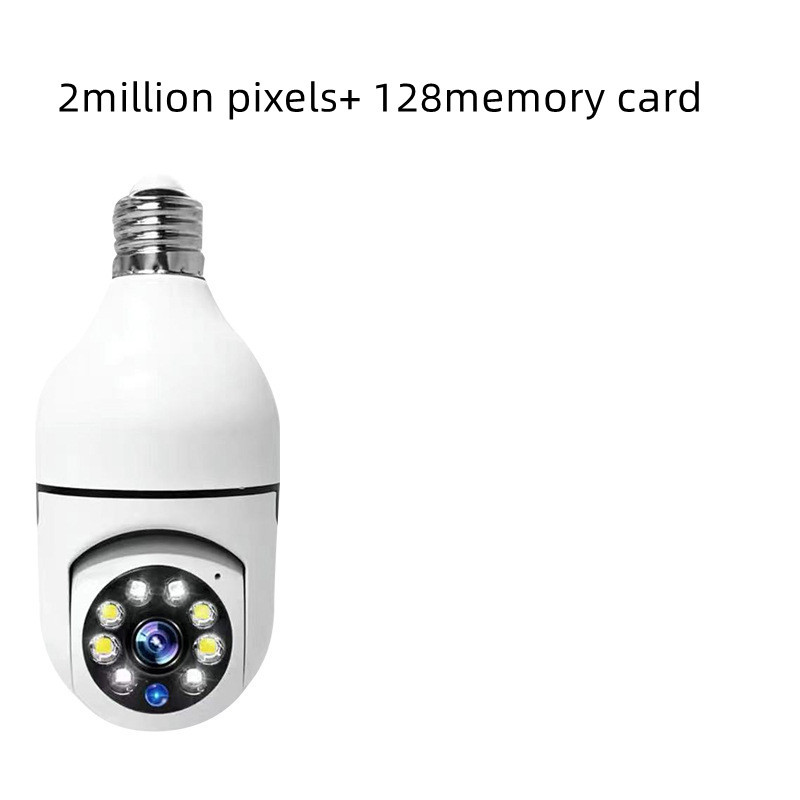 WiFi 1080P Camera Bulb E27 4X Zoom 5G Alarm Monitor