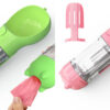 Pet Water Bottle Feeder Bowl Garbage Outdoor Travel 3 In 1 Dog Water Bottle