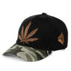 Simple Green Maple Leaf Hemp Leaf Caps