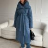 Fashion Large Lapel Long Coat Winter Warm Cotton Jacket