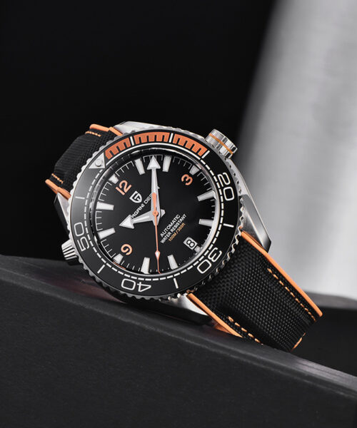 Rotatable Digital Watch Bezel Luminous Men's Mechanical