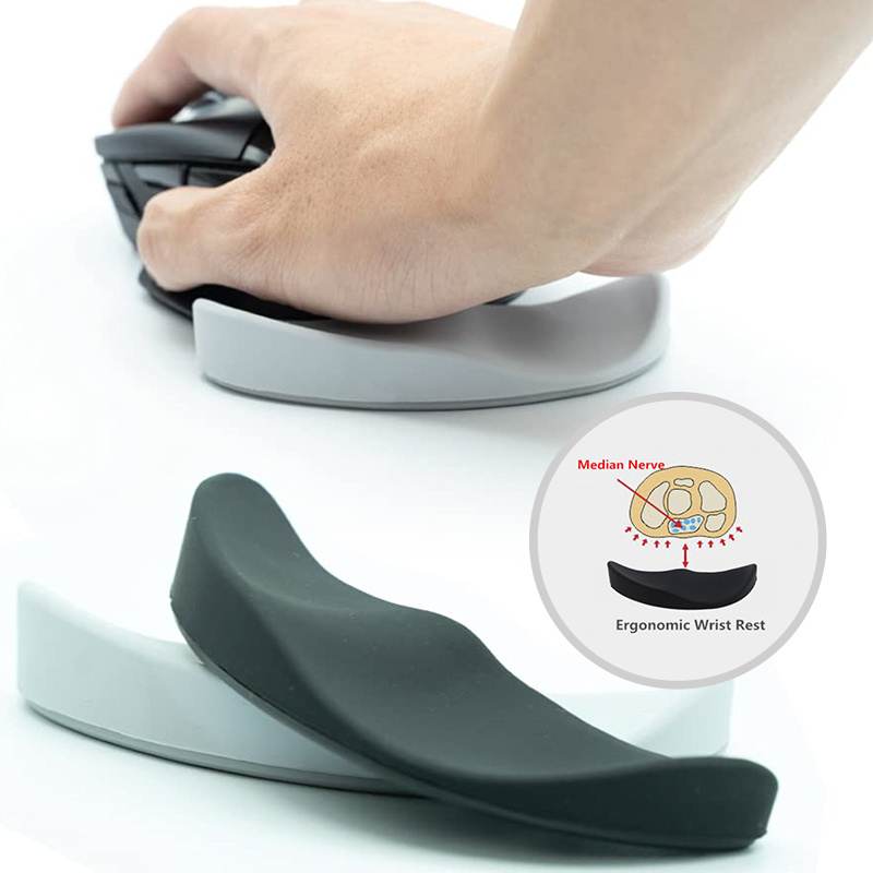 Ergonomic Silicone Gel Mouse Wrist Rest Pad for Office Gaming