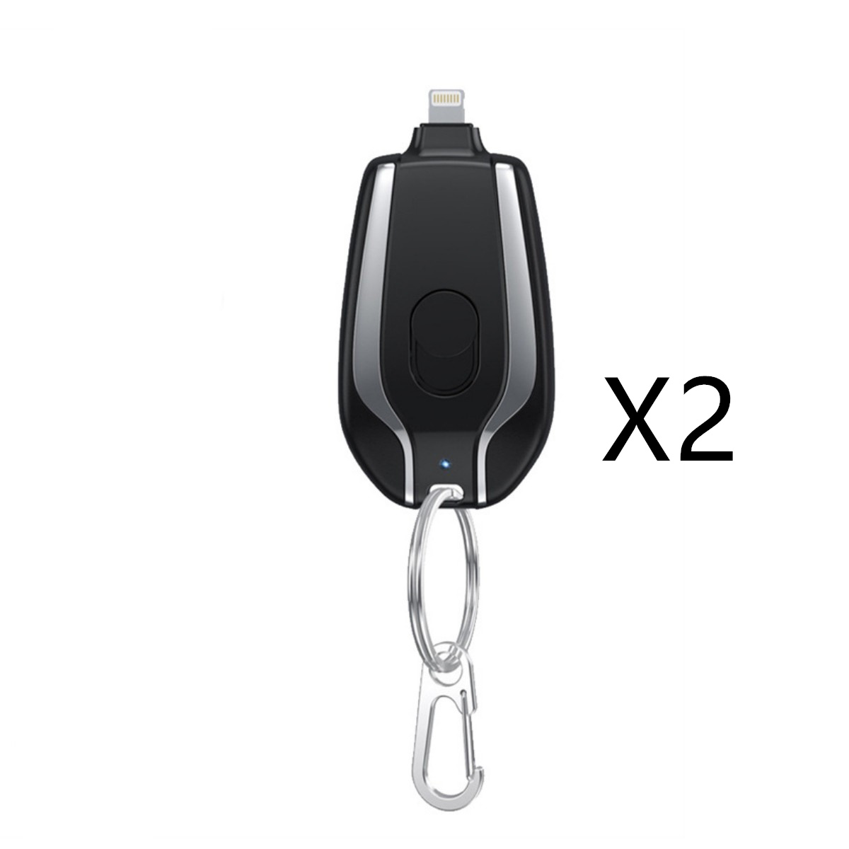 Mini 1500mAh Keychain Charger Type-C Fast Power Bank