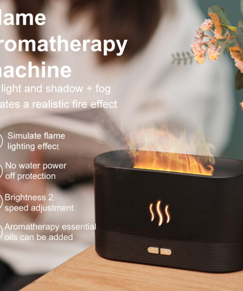 Fire Flame Aroma Diffuser Ultrasonic Humidifier 2022