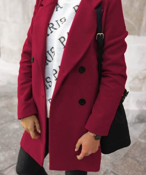 Woolen coat woman