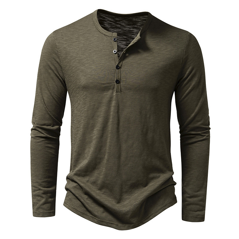 Mens Clothing Long Sleeve T-shirt Fashion