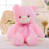 LED Light Up Teddy Bear Plush Toy Colorful Glow Pillow Gift