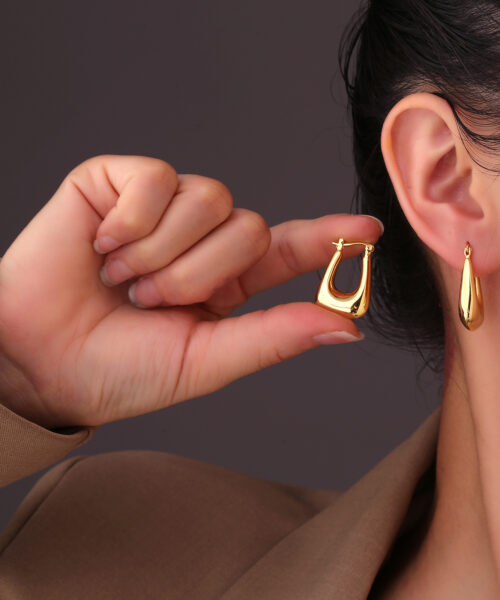 European American Cold Scenery U-Shaped Ear Clip Design