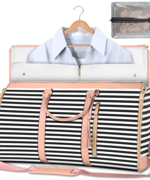 Large Capacity Travel Duffle Bag Women's Handbag Folding Suit Bag Waterproof Clothes Totes