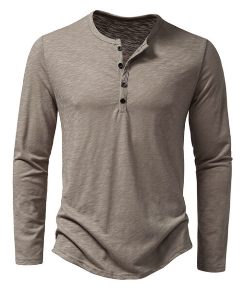 Mens Clothing Long Sleeve T-shirt Fashion