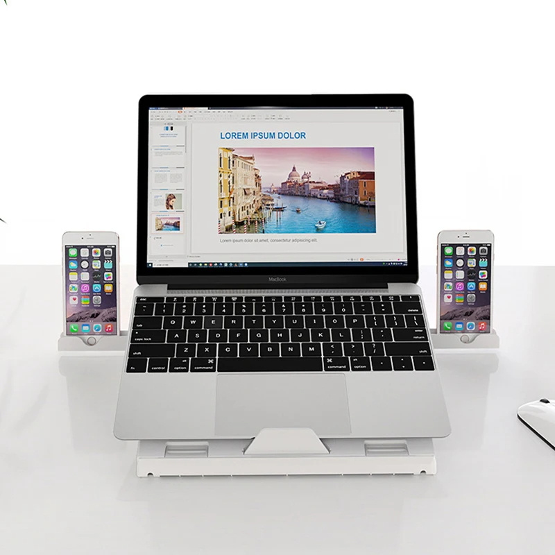Portable Folding Laptop Stand with Aluminum Alloy Base