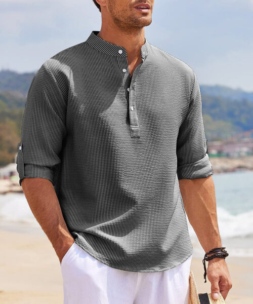 Men's Casual Shirt Long Sleeve