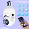 WiFi 1080P Camera Bulb E27 4X Zoom 5G Alarm Monitor