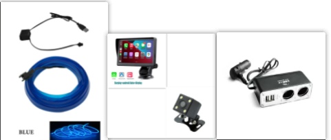 7 IPS Car Screen Wireless CarPlay Navigation Projection