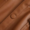 Fashion Stitching Faux Leather Jacket