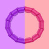 Adjustable Fitness Ring for Abdominal Exercise & Weight Loss